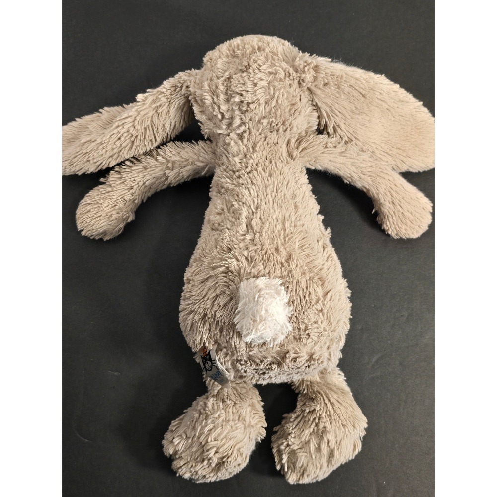 Retired Jellycat London Bashful Bunny Plush SILVER Taupe Stuffed Rabbit 12 Inch - Picture 9 of 10